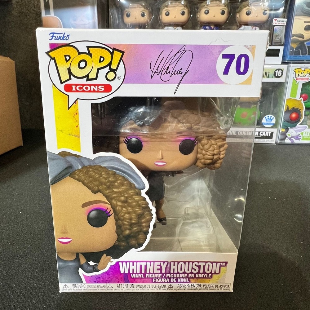 Funko Pop Icons Whitney Houston 70 How Will I Know Vinyl Figure Collectible